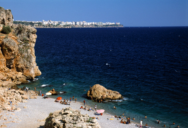 Konyaalti beach, Antalya, Turquoise Coast, Turkey