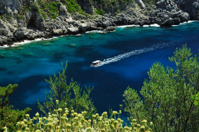 Coast near Paleokastritsa town