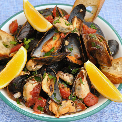 cozze alla marinara