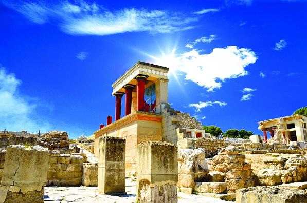 Palatul Knossos, Creta, Grecia