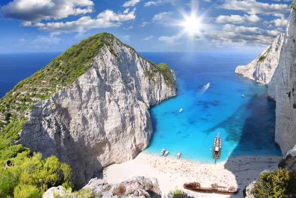 Plaja Navagio, Zakynthos, Grecia