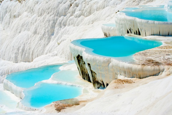Terasele de calcar din Pamukkale