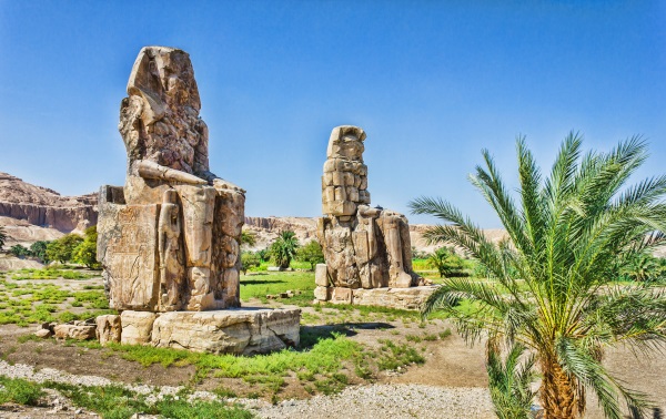 Colossi lui Memnon, Valea Regilor, Luxor, Egipt