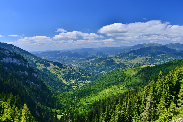 Panorama Borsa, Maramures, Romania